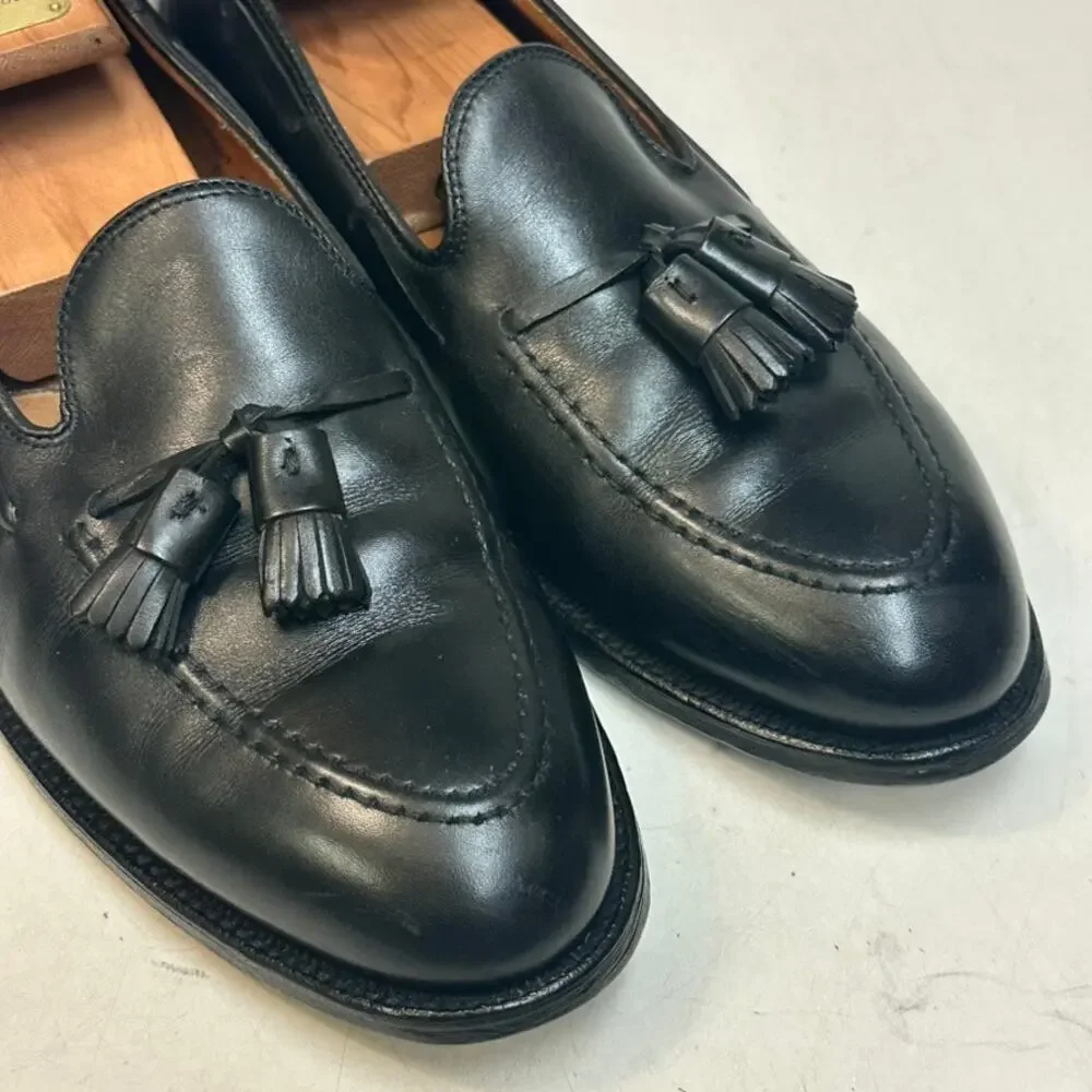 NEW HEELS Alden x Brooks Brothers 06609 Black Calf Tassel Loafer MiUSA 10.5 D